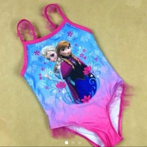 3 pieces toddler Sadler gitls frozen bathing suit